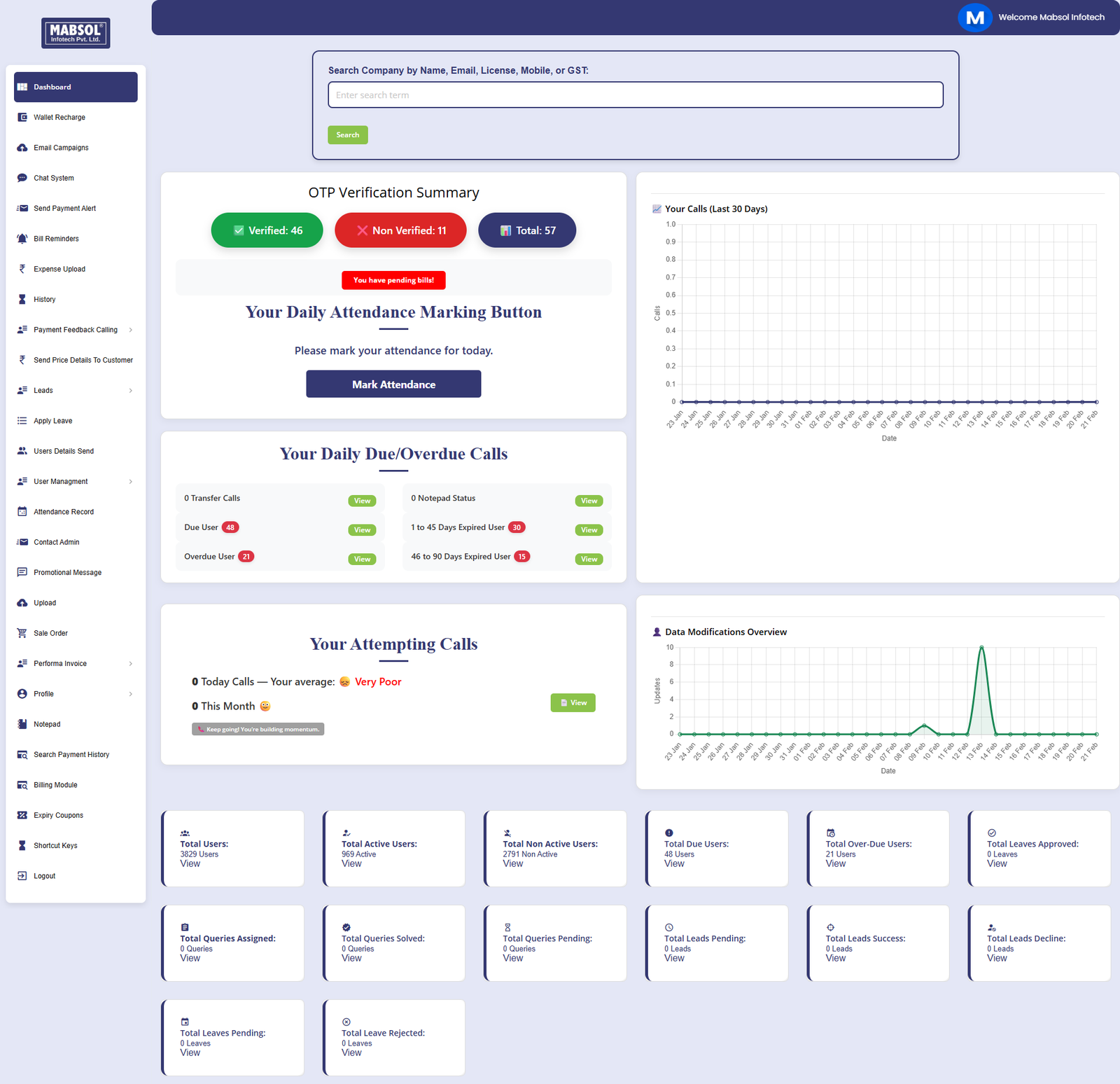 Employee Dashboard